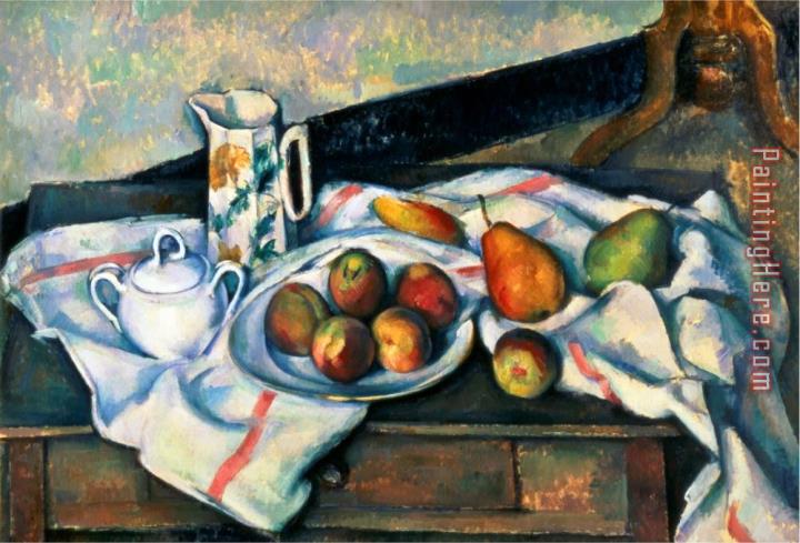 Paul Cezanne Still Life of Peaches And Pears 1888 90